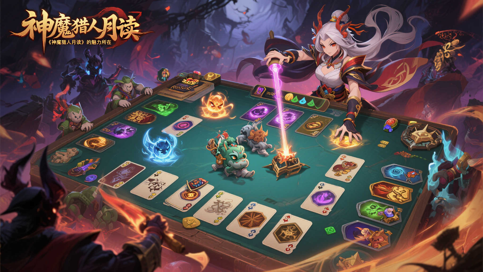 金子一马呈现的Roguelike风格卡牌游戏《月读:神魔猎人 何为“《神魔猎人月读》的魅力所在”?